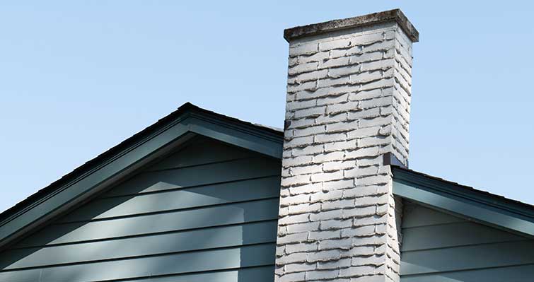 cement block chimney